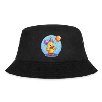 Duck Birthday Comic - Bucket Hat - black - Front - Lela (165cm)