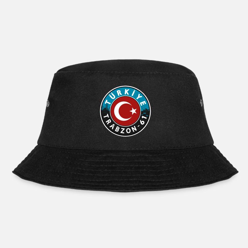 Türkiye Trabzon 61 Design - Bucket Hat - black