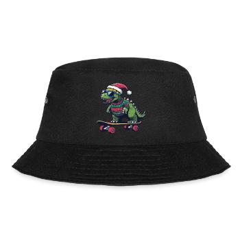 Dinosaure stégosaure Noël drôle - Bob - noir - Devant - Lela (165cm)