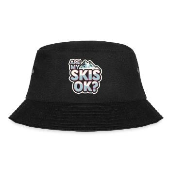 Are My Skis Ok 9 - Bucket Hat - Schwarz - Vorne - Lela (165cm)