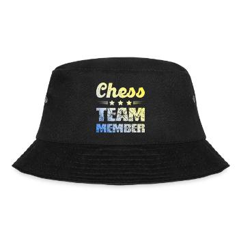 Chess Team - Bucket Hat - black - Front - Lela (165cm)
