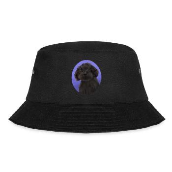 Dog Black Small Poodle - Bucket Hat - black - Front - Lela (165cm)