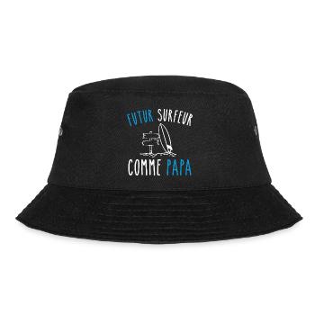 futur surfeur comme papa - Bob - noir - Devant - Lela (165cm)