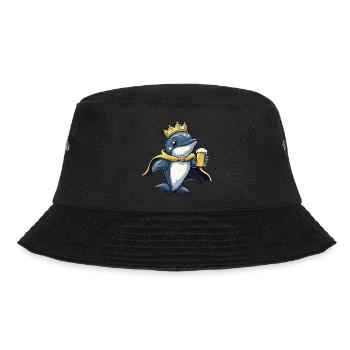 Dolphin Beer Funny - Bucket Hat - black - Front - Lela (165cm)
