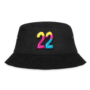 22 Numéro Coloré - Bob - noir - Devant - Lela (165cm)