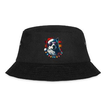 Samoyed Christmas Sunglasses - Bucket Hat - black - Front - Lela (165cm)