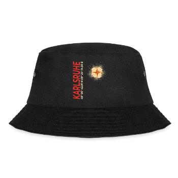 Karlsruhe - Bucket Hat - Schwarz - Vorne - Lela (165cm)