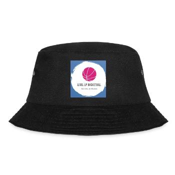 Basketball auf einem Level aufsteigen - Bucket Hat - Schwarz - Vorne - Lela (165cm)