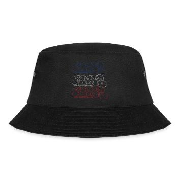 Graffiti Art Collage Print (Parisian Bubble Style - Bucket Hat - black - Front - Lela (165cm)