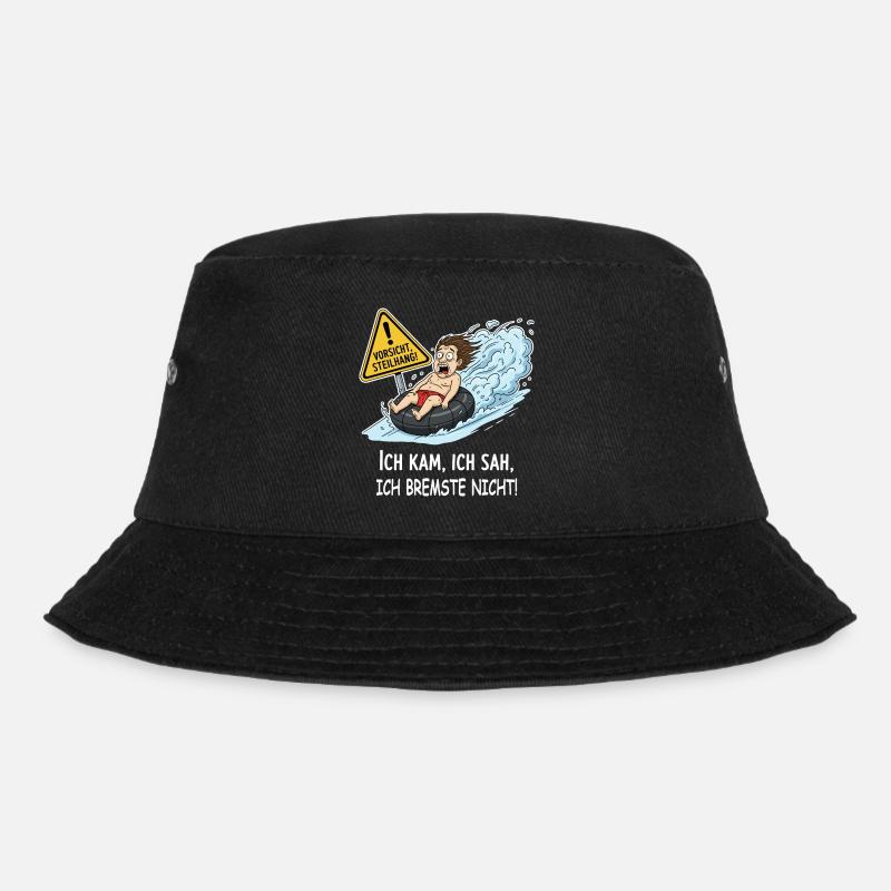 Ich bremste nicht - Bucket Hat - Schwarz