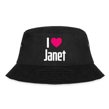 J’aime Janet Pink Heart J’aime Janet - Bob - noir - Devant - Lela (165cm)