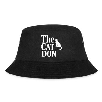 Typografie im Stil von The Cat Don Mafia - Bucket Hat - Schwarz - Vorne - Lela (165cm)