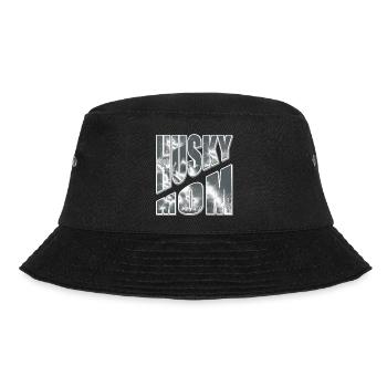 Husky Mom im Schnee - Bucket Hat - Schwarz - Vorne - Lela (165cm)