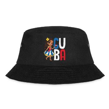 Cuba Pride & Home - Design du drapeau de Cuba - Bob - noir - Devant - Lela (165cm)