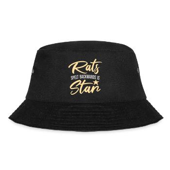 Rats Spelt Backwards Is Star Lustiger Ratte Spruch - Bucket Hat - black - Front - Lela (165cm)