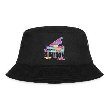 piano - Bucket Hat - black - Front - Lela (165cm)