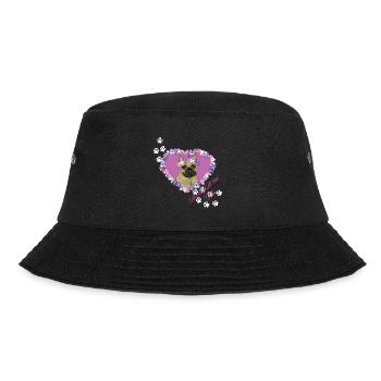 Resting B!tch Face Frenchie - Bucket Hat - black - Front - Lela (165cm)