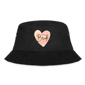 Team Bride Bachelor Party Shirt Bride Girlfriends Gift - Bucket Hat - black - Front - Lela (165cm)