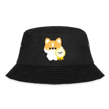 Certified NPC Corgi  - Bucket Hat - black - Front - Lela (165cm)