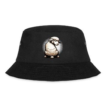 Sheep Sheep Shepherd Sheep Keeper Ram - Bucket Hat - black - Front - Lela (165cm)