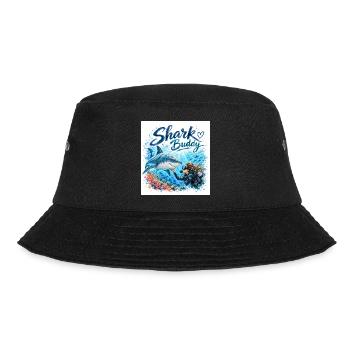 Shark Buddy Unterwasserfreund - Bucket Hat - Schwarz - Vorne - Lela (165cm)