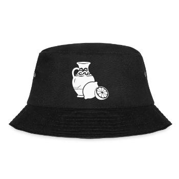 Zitrusvase Stillleben Keramik - Bucket Hat - Schwarz - Vorne - Lela (165cm)