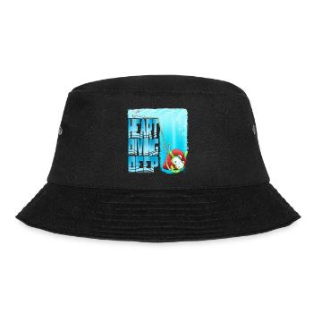 Herztauchen: Tiefes Unterwasserabenteuer - Bucket Hat - Schwarz - Vorne - Lela (165cm)