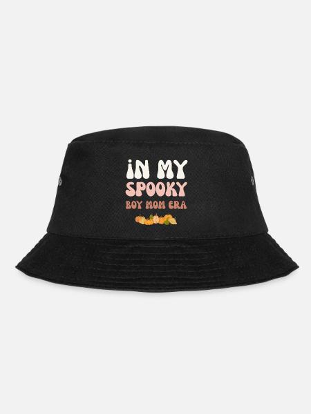 Spooky Boy Mom Era Halloween-Muttergeschenk - Bucket Hat - Schwarz