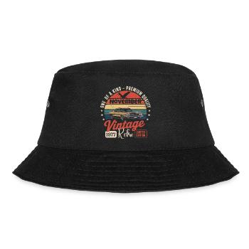 Leidenschaft für das Automobil November 1977 - Bucket Hat - Schwarz - Vorne