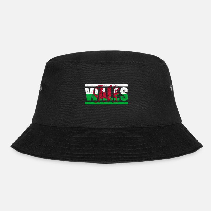 Wales - Bucket Hat - Schwarz