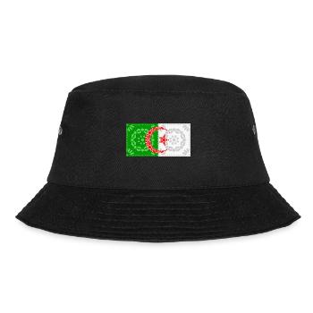 Algerien - Bucket Hat - Schwarz - Vorne - Lela (165cm)