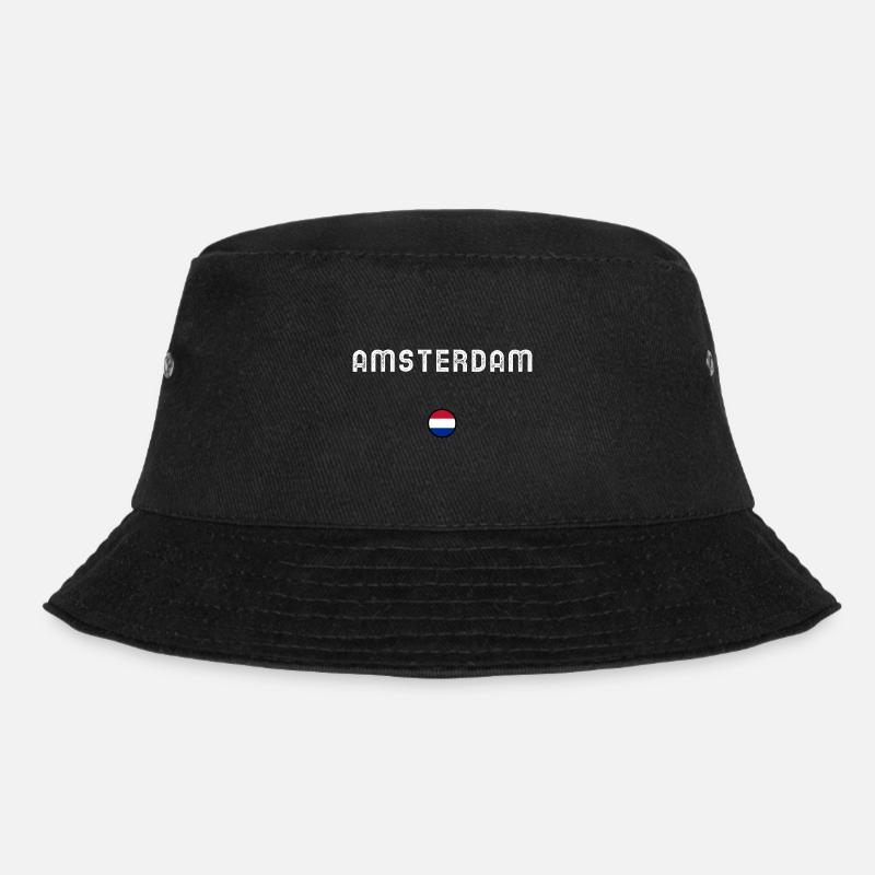 AMSTERDAM - Bucket Hat - Schwarz