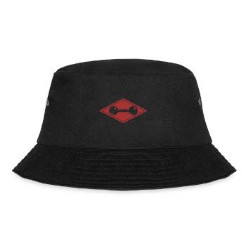 Bodybuilding - Gewichtheben - Fitness - Workout - Bucket Hat - Schwarz - Vorne - Lela (165cm)