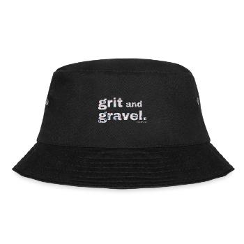Gravel, Mountainbike, Leidenschaft, Radfahren - Bucket Hat - Schwarz - Vorne - Lela (165cm)