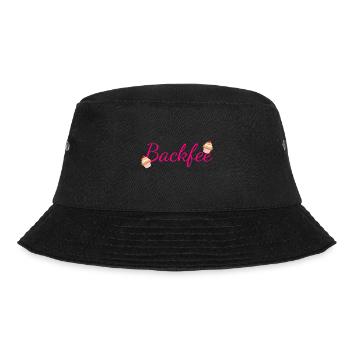 Backfee - Bucket Hat - Schwarz - Vorne - Lela (165cm)