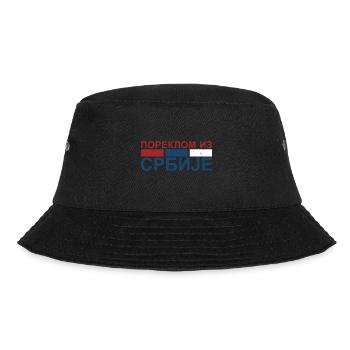 Yugoslavija Serbia Serbian Serbian Srbija Belgrade - Bucket Hat - Schwarz - Vorne - Lela (165cm)