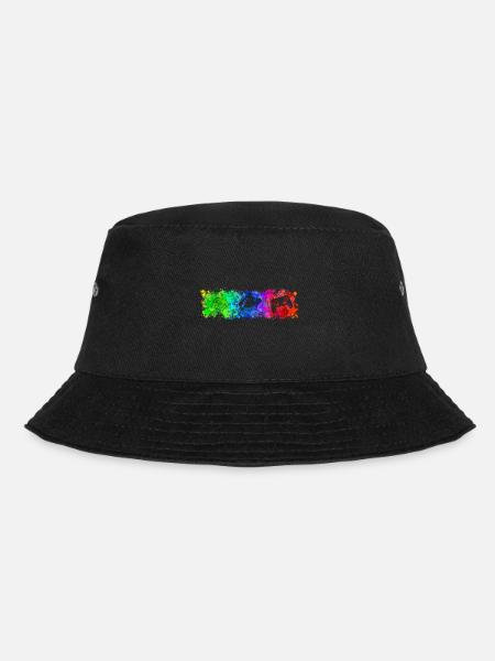 WASD Mouse Controller Rainbow - Bucket Hat - Schwarz