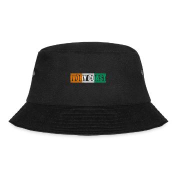 Elfenbeinküste - Bucket Hat - Schwarz - Vorne - Lela (165cm)
