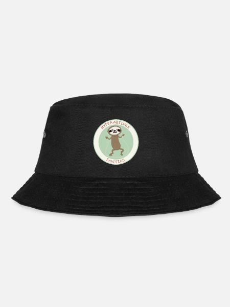 hyperaktiv Faultier - Bucket Hat - Schwarz