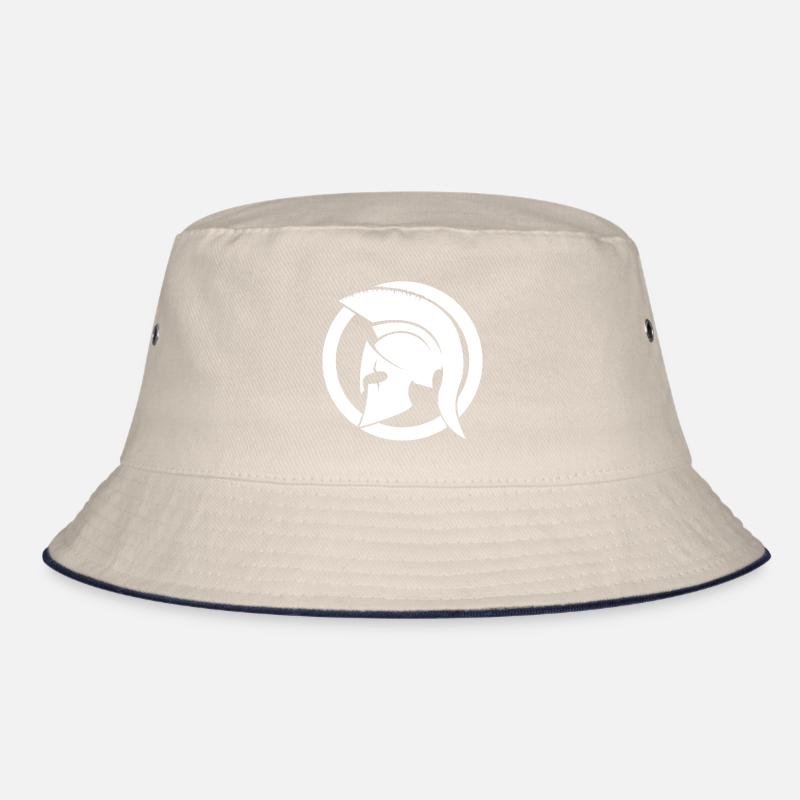 White Spartan Bucket Hat