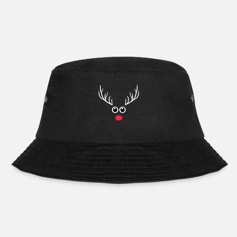 Rudolph das Rentier des Weihnachtsmannes - Bucket Hat - Schwarz