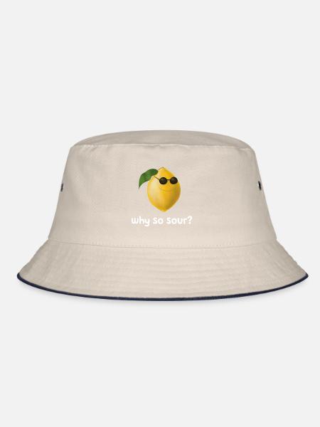 Citron mignon - Pourquoi si aigre - Bob - blanc cassé/bleu marine - Devant