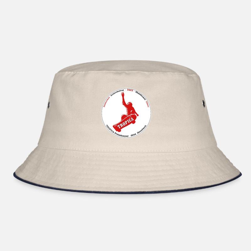 Sticker Skater Dark Backgrounds Bucket Hat