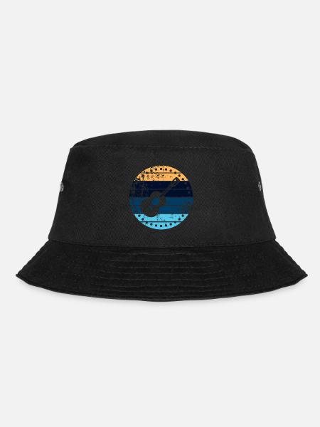 Ukulele - Bucket Hat - Schwarz