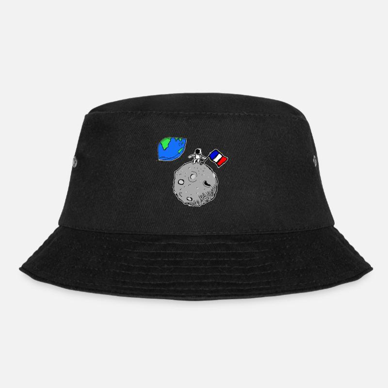 ASTRONAUT MOON - Bucket Hat - black