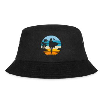 maman femme surfeuse cadeau femme sport surf - Bob - noir - Devant - Lela (165cm)