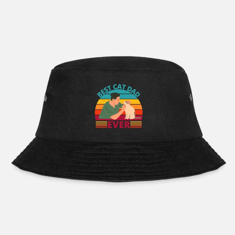Best Cat Dad Ever - cadeau pour les amoureux des chats - Bob - noir