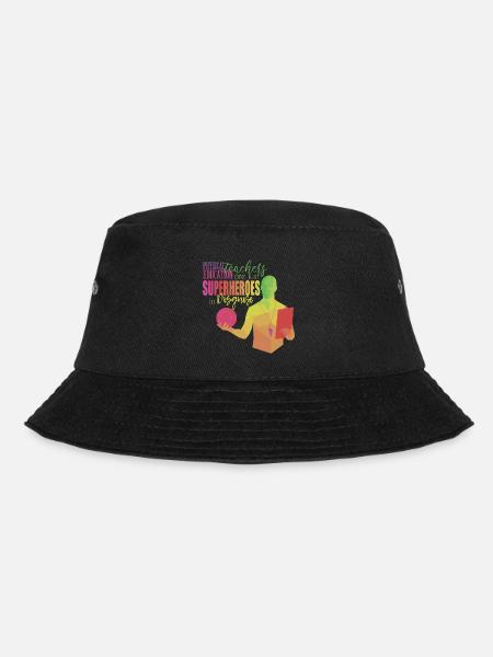 Sportlehrer PE Lehrer Sportunterricht Übung - Bucket Hat - Schwarz