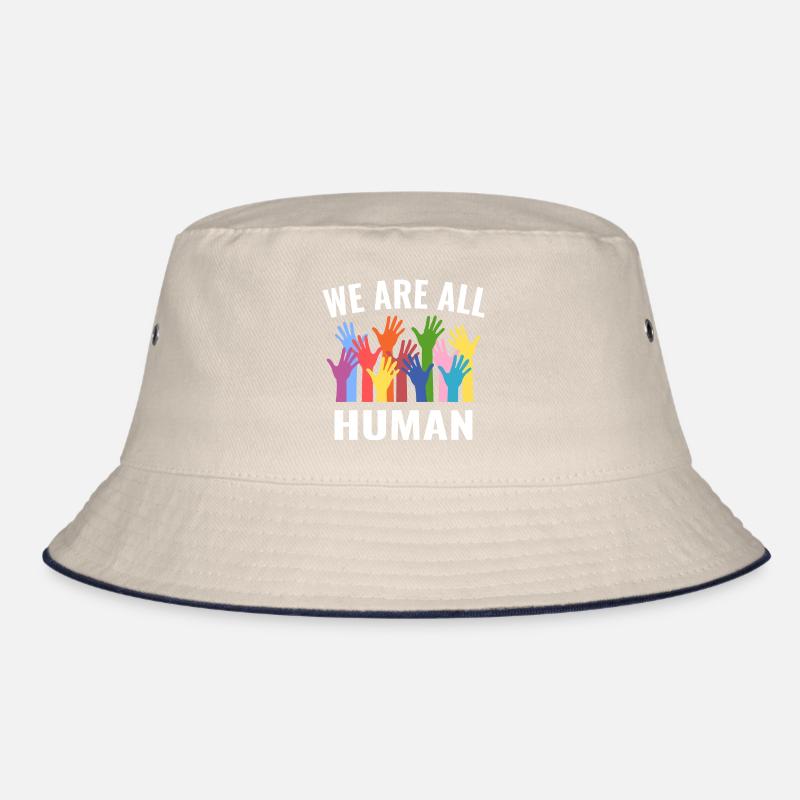 We are all humane equality Bucket Hat