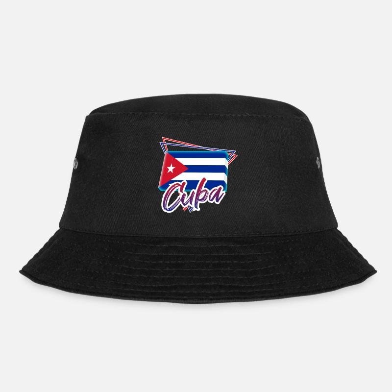 Kuba - Bucket Hat - Schwarz